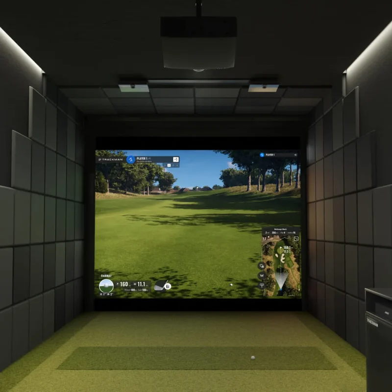 TrackMan 4 iO Golf Simulator Setup